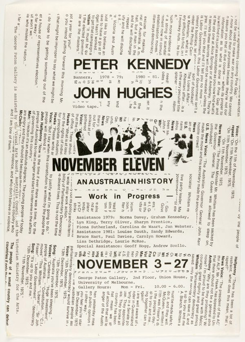 November Eleven poster