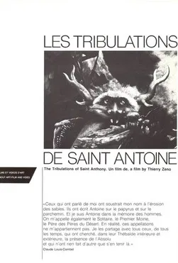 Les tribulations de saint Antoine poster