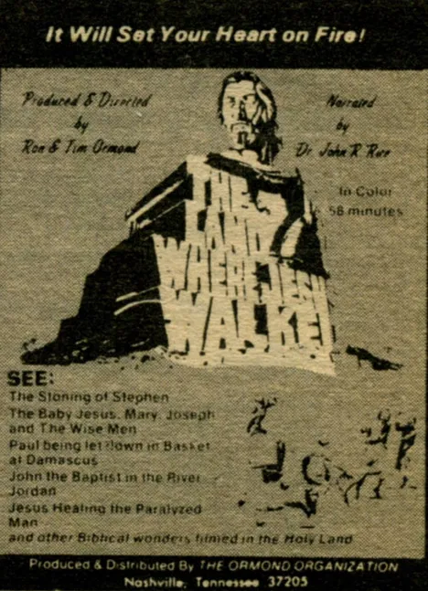 The Land Where Jesus Walked poster