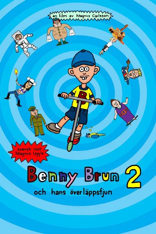 Benny Brun och hans överläppsfjun 2 poster