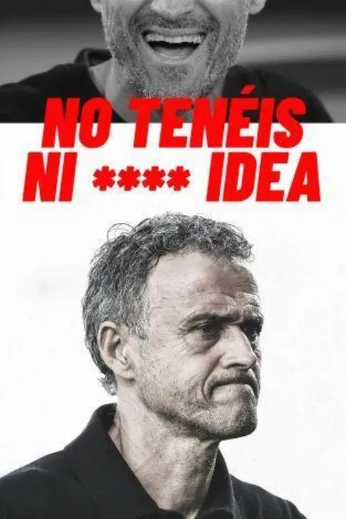 No tenéis ni **** idea poster