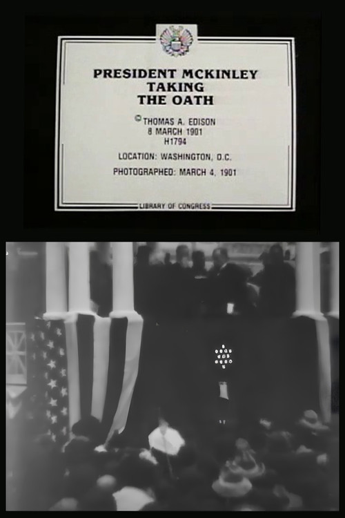 President McKinley Taking the Oath poster