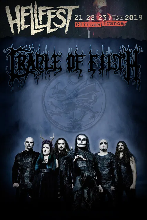 Cradle of Filth: Hellfest poster