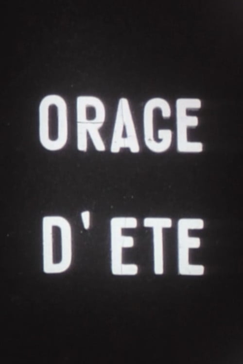 Orage d'été poster