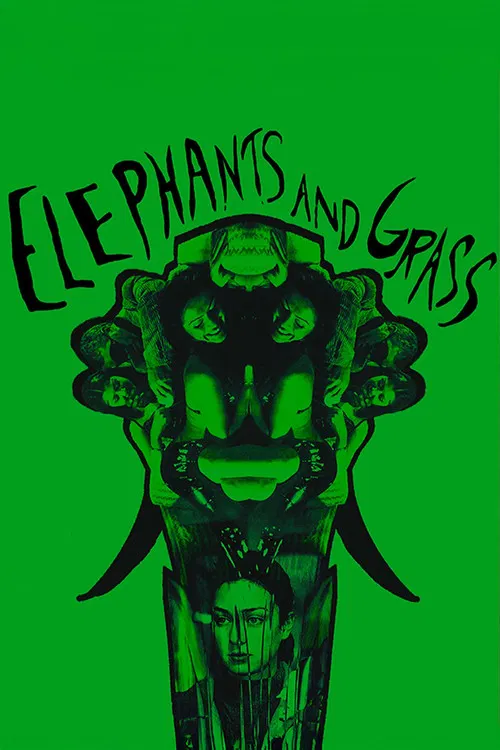 Elephants and Grass poster