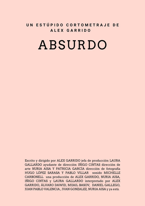 ABSURDO poster
