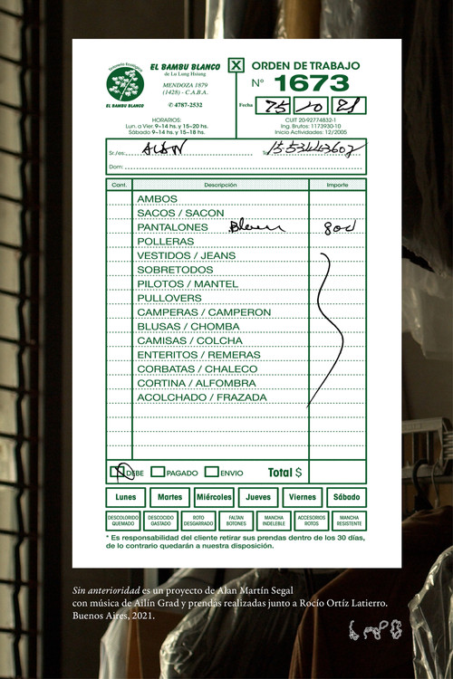 No Anteriority poster