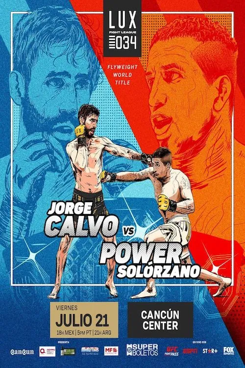 LUX Fight League 34 poster