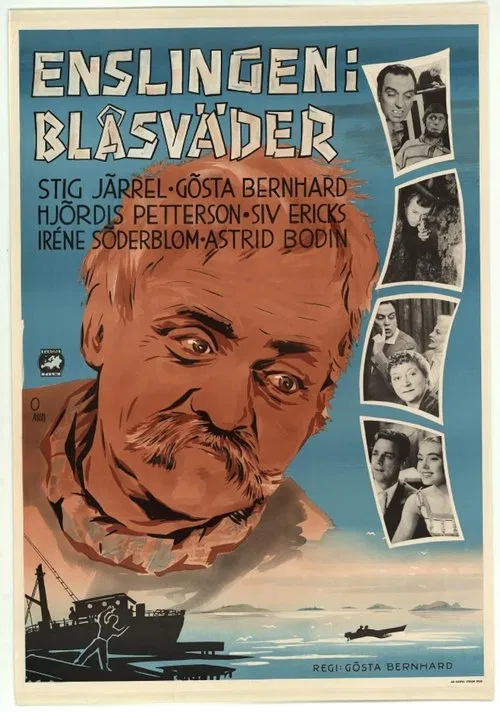 Enslingen i blåsväder poster