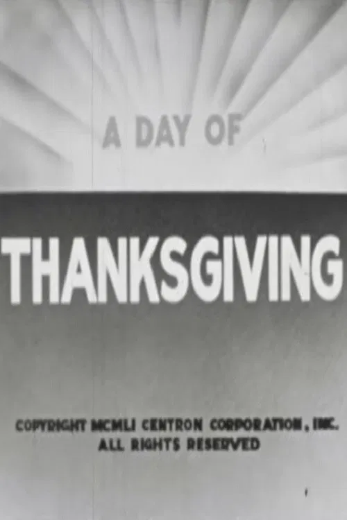 A Day Of Thanksgiving poster