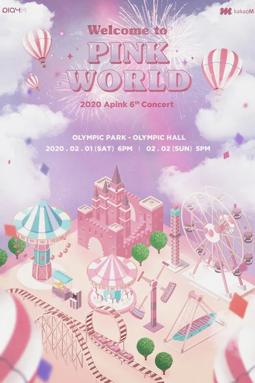 2020 Apink 6th Concert 'Welcome To PINK WORLD' poster