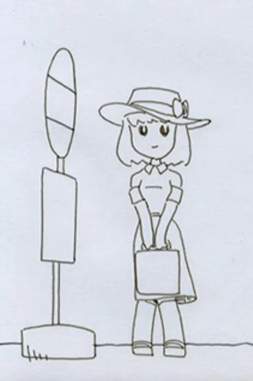 At the Bus Stop poster