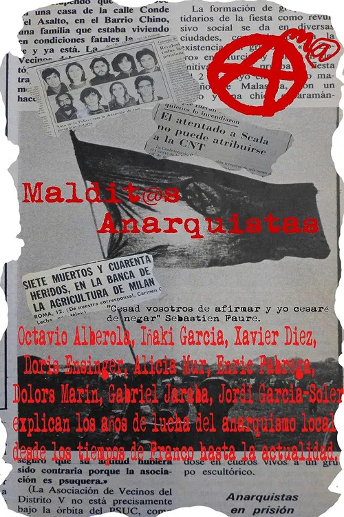 Maldit@s Anarquistas poster