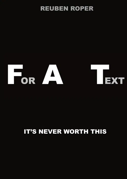 For a Text poster
