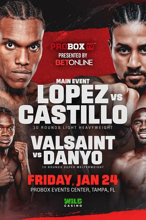 Najee Lopez vs. Lenin Castillo poster