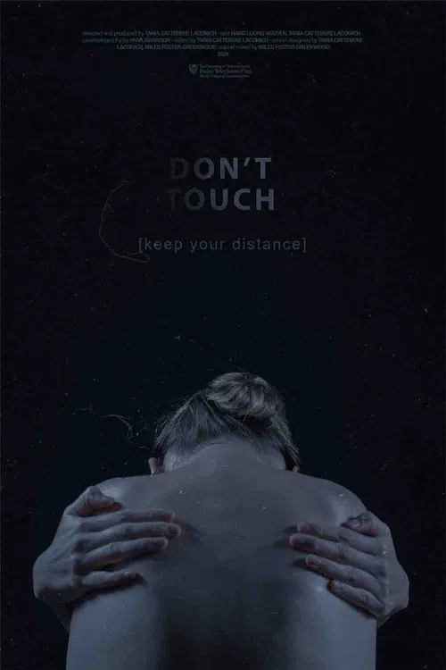 Don't touch poster
