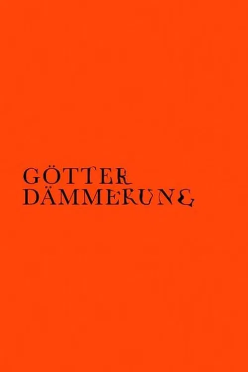 Götterdämmerung poster