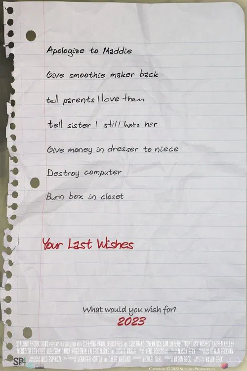 Your Last Wishes poster