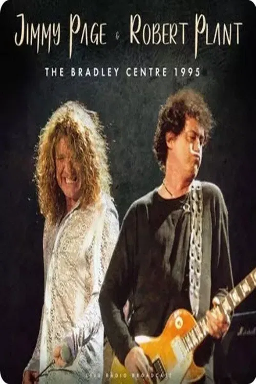 Robert Plant & Jimmy Page - Live On Stage poster