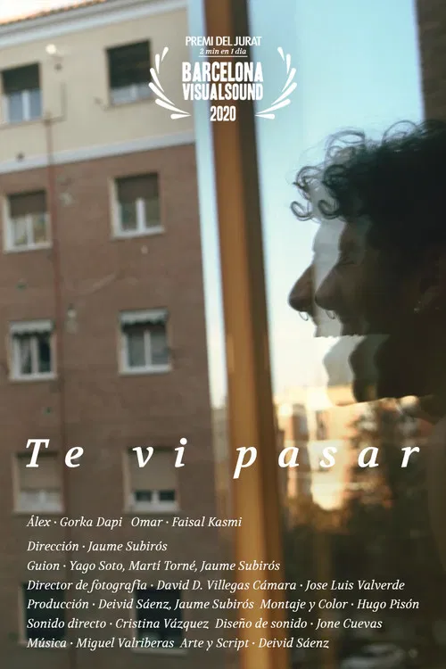Te vi pasar poster