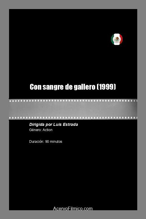 Con sangre de gallero poster