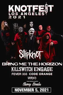 Slipknot - Knotfest Los Angeles poster