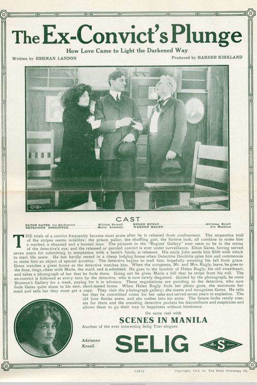 The Ex-Convict's Plunge poster