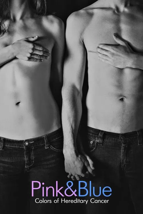 Pink & Blue poster