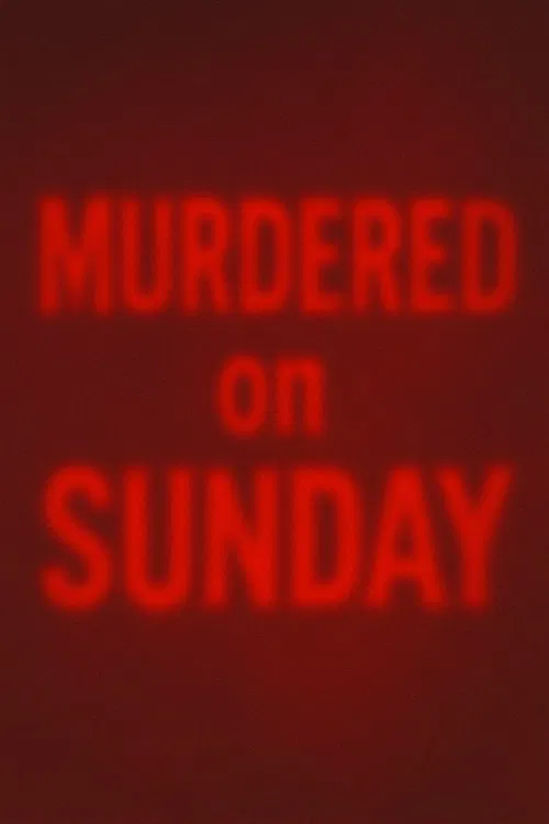 Murdered on Sunday poster