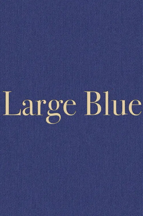 Large Blue poster