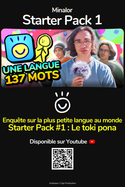Enquête sur la plus petite langue au monde - Starter Pack #1 : Le toki pona poster