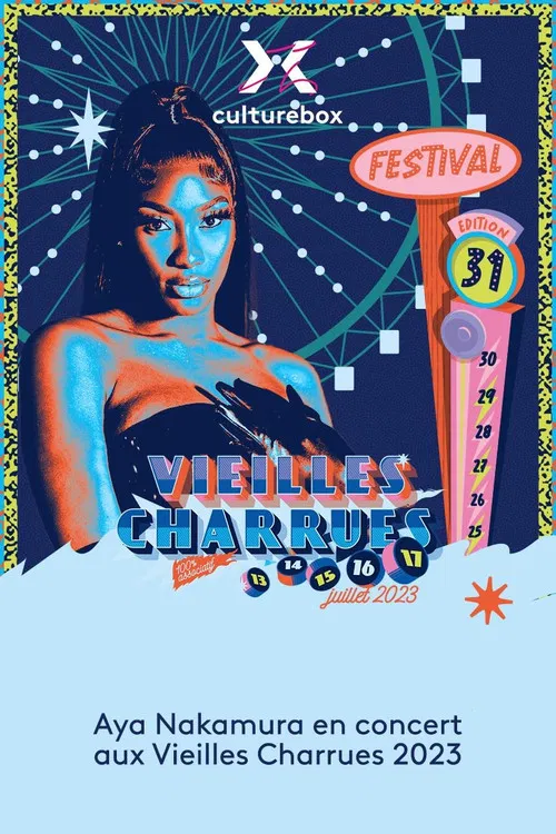 Aya Nakamura en concert aux Vieilles Charrues 2023 poster
