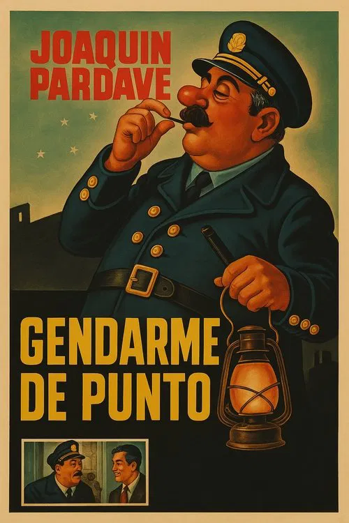 Gendarme de punto poster