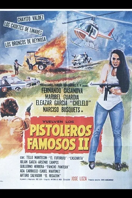 Pistoleros famosos II poster