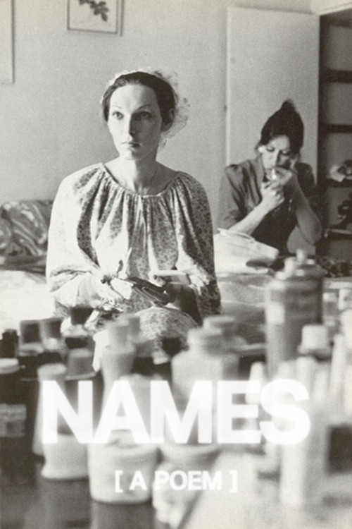 names [a poem] poster
