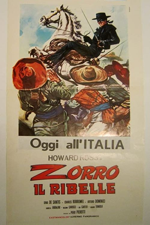 Zorro il ribelle poster