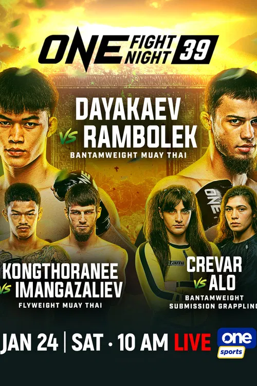 ONE Fight Night 39: Rambolek vs. Dayakaev poster