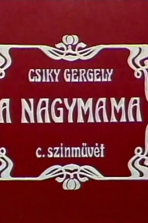 A nagymama poster