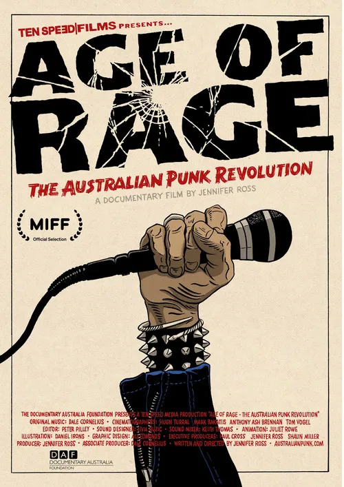 AGE OF RAGE - The Australian Punk Revolution poster