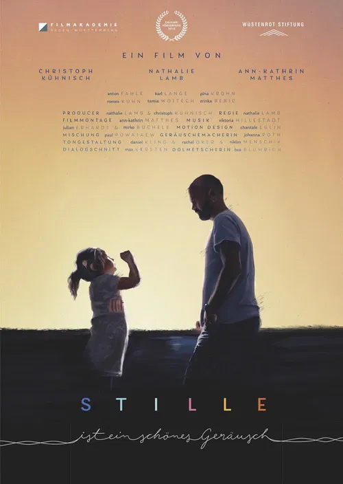 Stille ist ein schönes Geräusch poster