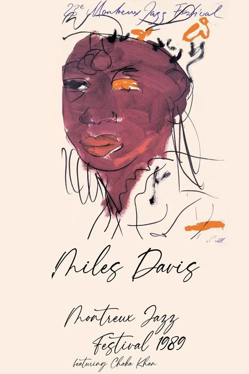 Miles Davis - Montreux Jazz Festival poster