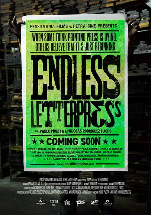 Endless Letterpress poster