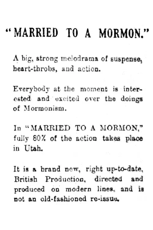 Married to a Mormon poster