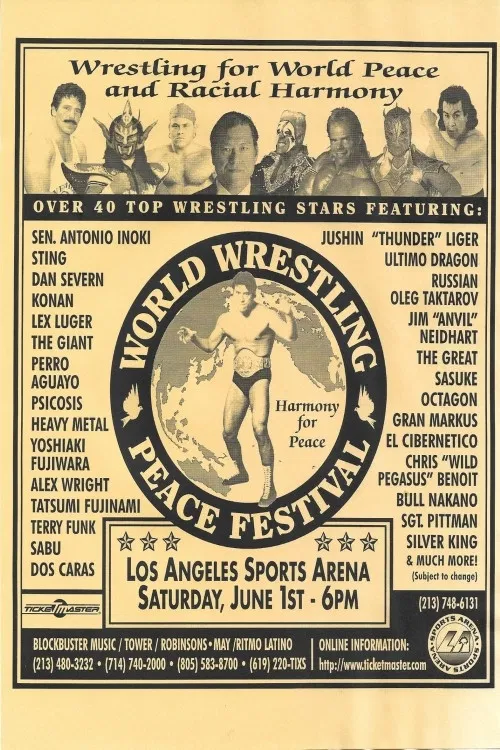 World Wrestling Peace Festival poster