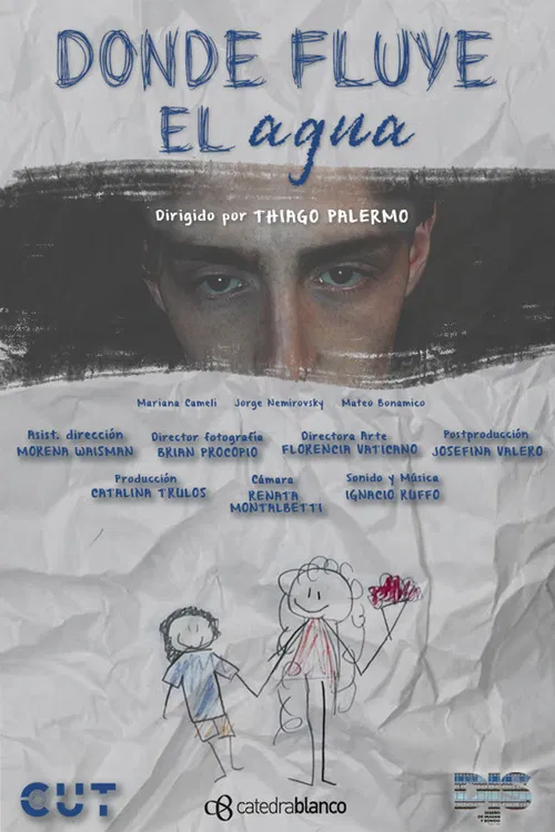 Donde fluye el agua poster