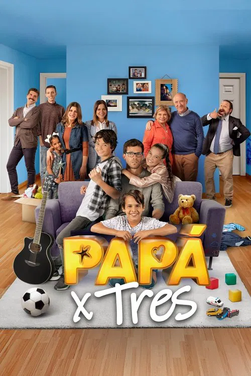 Papá X Tres poster