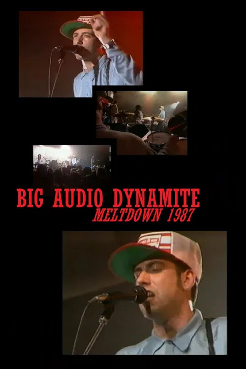 Big Audio Dynamite: Meltdown 1987 poster