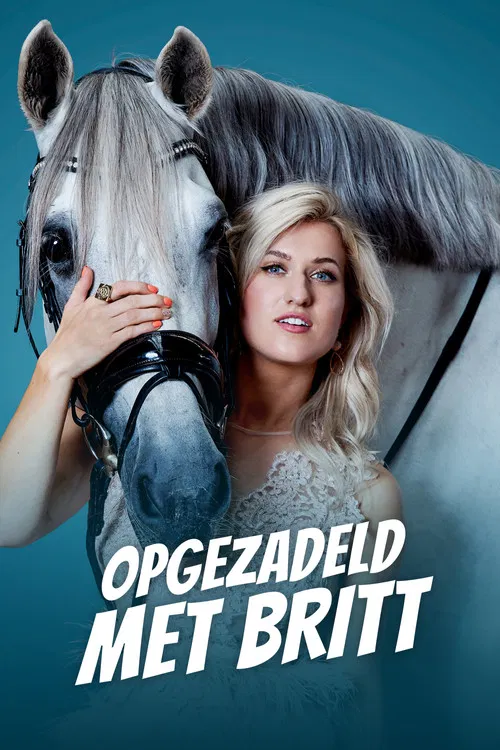 Opgezadeld met Britt poster
