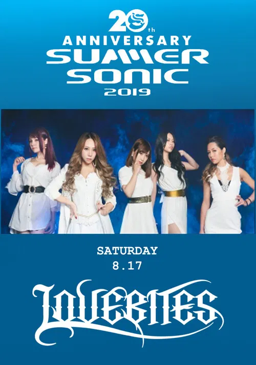 LOVEBITES - Live At Summer Sonic 2019 poster