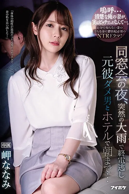 IPX-539 同窓会の夜、突然の大雨で終電逃し元彼ダメ男とホテルで朝まで… 岬ななみ poster